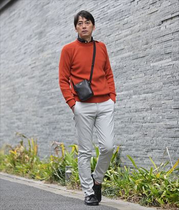 一枚で終わらせない。テラコッタカラーが軸のスタイル