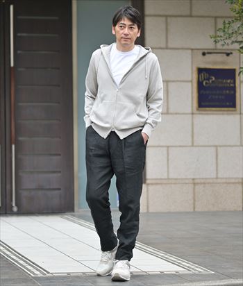 パーカーを選ぶなら、このバランス