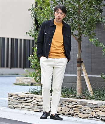 色で魅せる、大人の春カジュアル