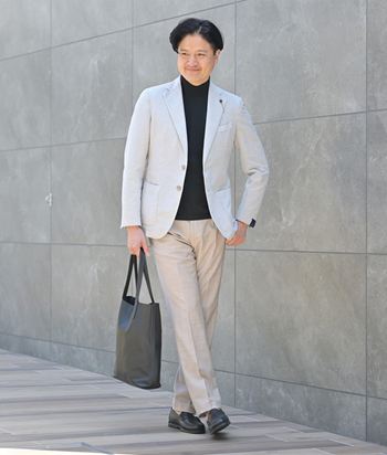 余裕を感じさせる、春のジャケットスタイル