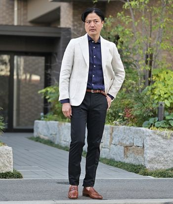 大人の余裕漂うジャケットスタイル