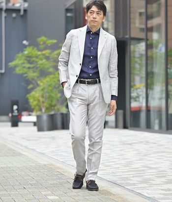 春夏を爽やかに魅せるセットアップスタイル