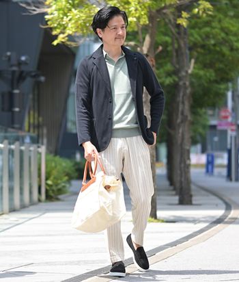 スキッパーで差がつく、大人のジャケットスタイル