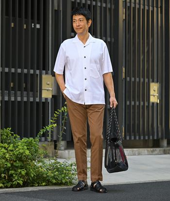 シンプルなのに圧倒的に品が良い、大人の夏コーデ