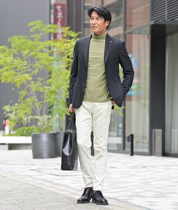 40代50代に似合う、上品な秋の色合わせ