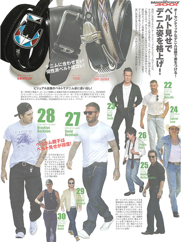 ALBERTO LUTI レザーベルト