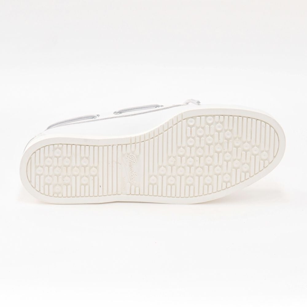 パラブーツPARABOOT[バース]夏の一番人気はコレ！必携のホワイトレザーデッキシューズ