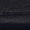 トリアンゴロTRIANGOLOイタリア製タンニングなめし革ネイビーレザーバケッタジップラウンド・ロングウォレット長財布ブランドメンズ