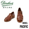 パラブーツ【国内正規品】PARABOOTパシフィックPASIFICブラウングルカサンダルベジタブルタンニングラディエーター編み込みレザーメンズ18春夏