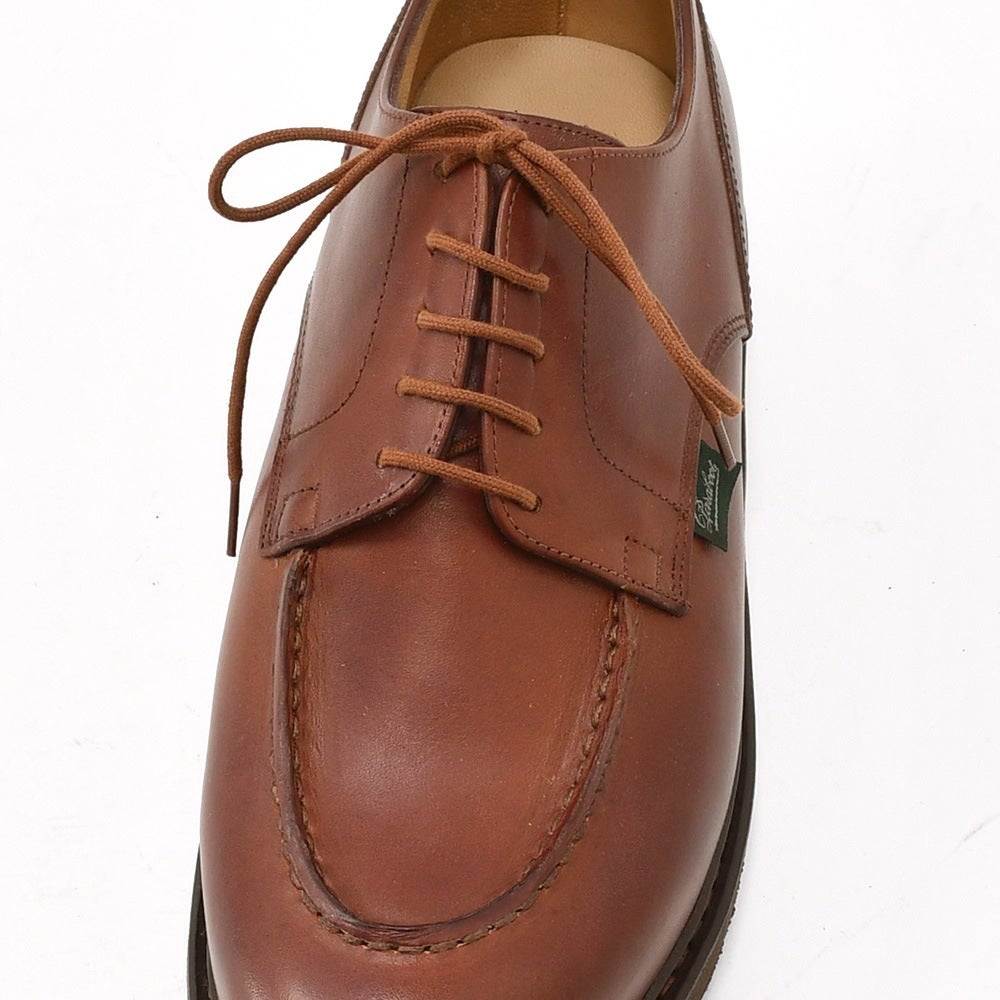 パラブーツPARABOOT[MARRONE][ブラウン]クラシックな顔つきで履きやすい、アウトドアも意識した防水レザーUチップシューズ