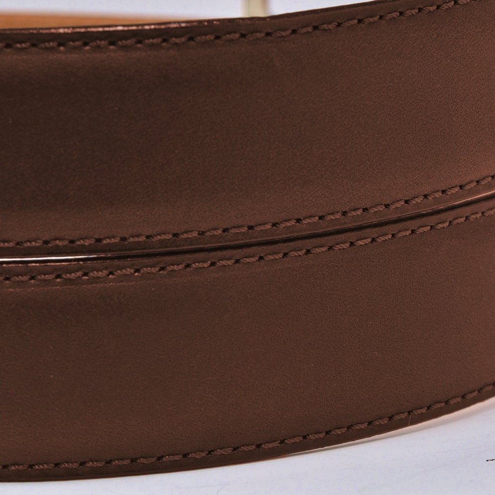 フェリージ国内正規品felisi699/6Aメンズレザーベルトスクエアバックル3cm幅レディース兼用ダークブラウン