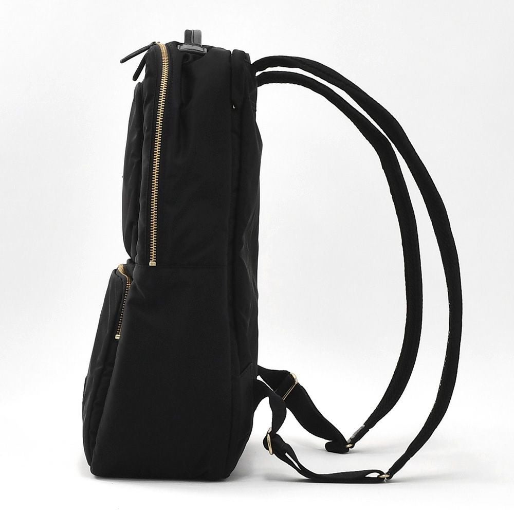 フェリージfelisi国内正規品ナイロンレザー21/60リュックサックバッグパックスクエアフォルム奥行き12.5cm4ポケットノートPC収納A4ファイルブラックでらでら公式ブランド