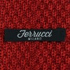 フェルッチミラノFERRUCCI36-TESCHIO/かなり怖い系のスカル顔ステッチシルクニットネクタイ）n