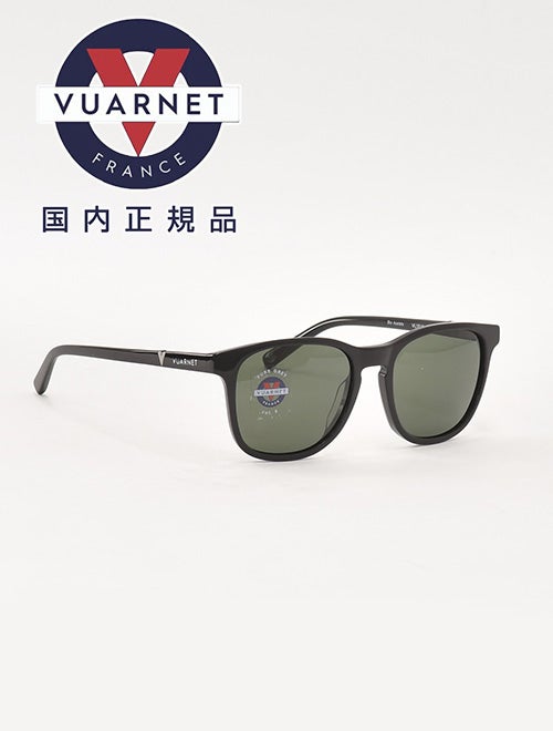 ヴァルネVUARNET国内正規品メンズサングラスDISTRICTウエリントン型フレームモデルブラック＆グレーポーラカラーレンズサイクリングゴルフフィッシングに対応軽量でらでら公式フランスブランド