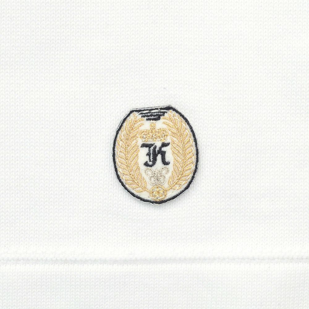 カネルKANELLバスクシャツメンズ長袖ニットソーボナパルトBONAPARTEクルーネックホワイト無地オーガニックコットンヴィンテージリブ国内正規品でらでら公式ブランド