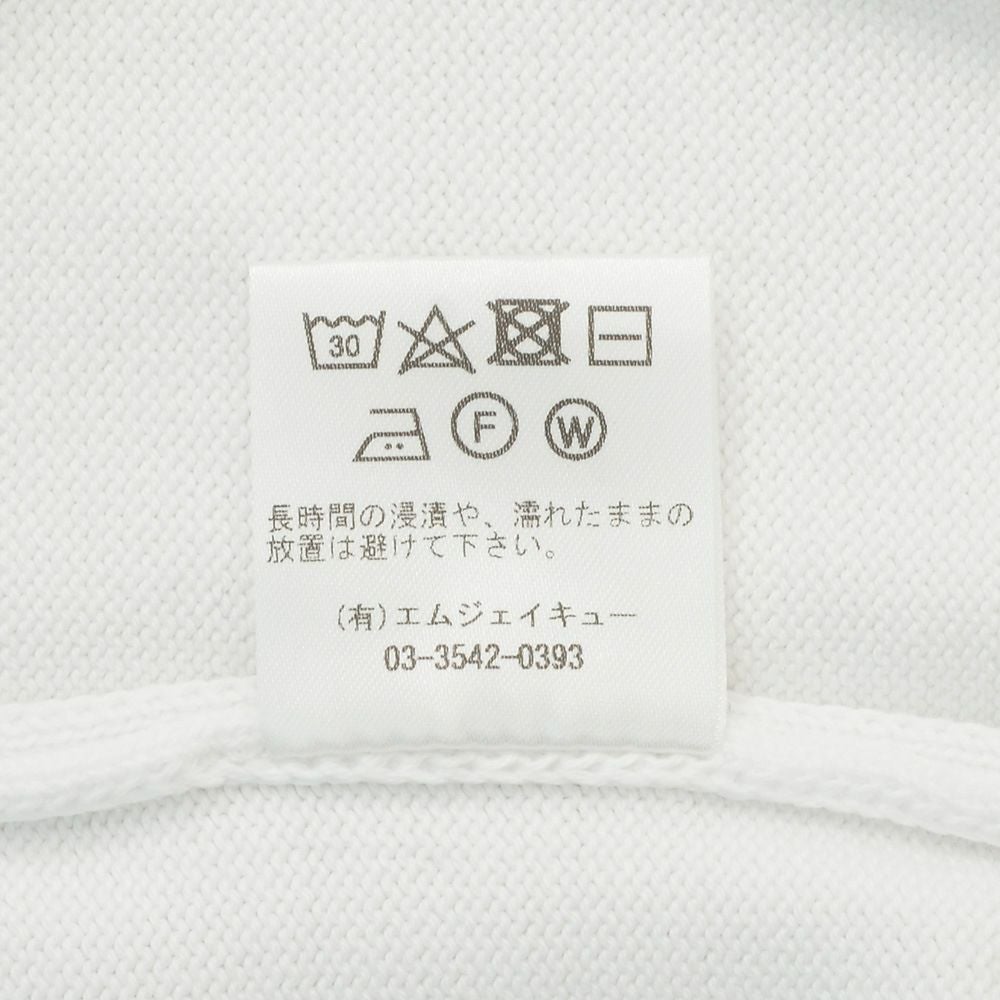 カネルKANELLバスクシャツメンズ長袖ニットソーボナパルトBONAPARTEクルーネックホワイト無地オーガニックコットンヴィンテージリブ国内正規品でらでら公式ブランド