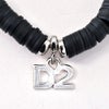 ディースクエアードDSQUARED2ブレスレットメンズBraceletsブランドチャームブラックシリコンリングユニセックス真鍮ジュエリーゴム仕様国内正規品でらでら公式ブランド