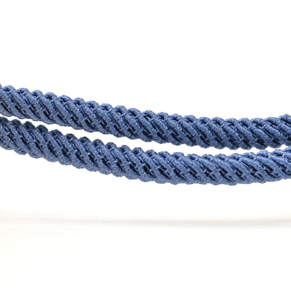 Bijoyビジョイブレスレットユニセックスロープバングルトグル式マリンブルーポリエステルニッケル・リードフリー真鍮ハンドメイドプレゼントフランス製国内正規品