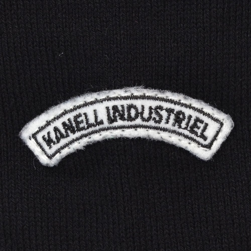 カネルKANELL半袖ニットソーメンズバスクシャツサマーセーターISOLDEイソルデボートネックブラック無地オーガニックコットンボックスシルエットでらでら公式ブランド