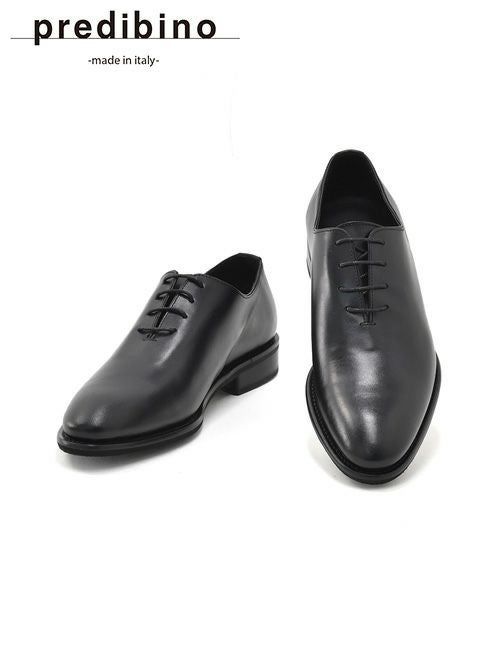 プレディビーノPREDIBINOドレスシューズメンズホールカットE870イタリアンカーフレザーブラックTINOラストＶibramソールマッケイ製法でらでらオリジナルブランド