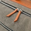 ルンディlundiバックパックメンズ旅行用リュックANTOINEアントワーヌコーティングキャンバスレザーコンビグレー&コニャックスクエア型フォルム1泊用フランス国内正規品でらでら公式ブランド