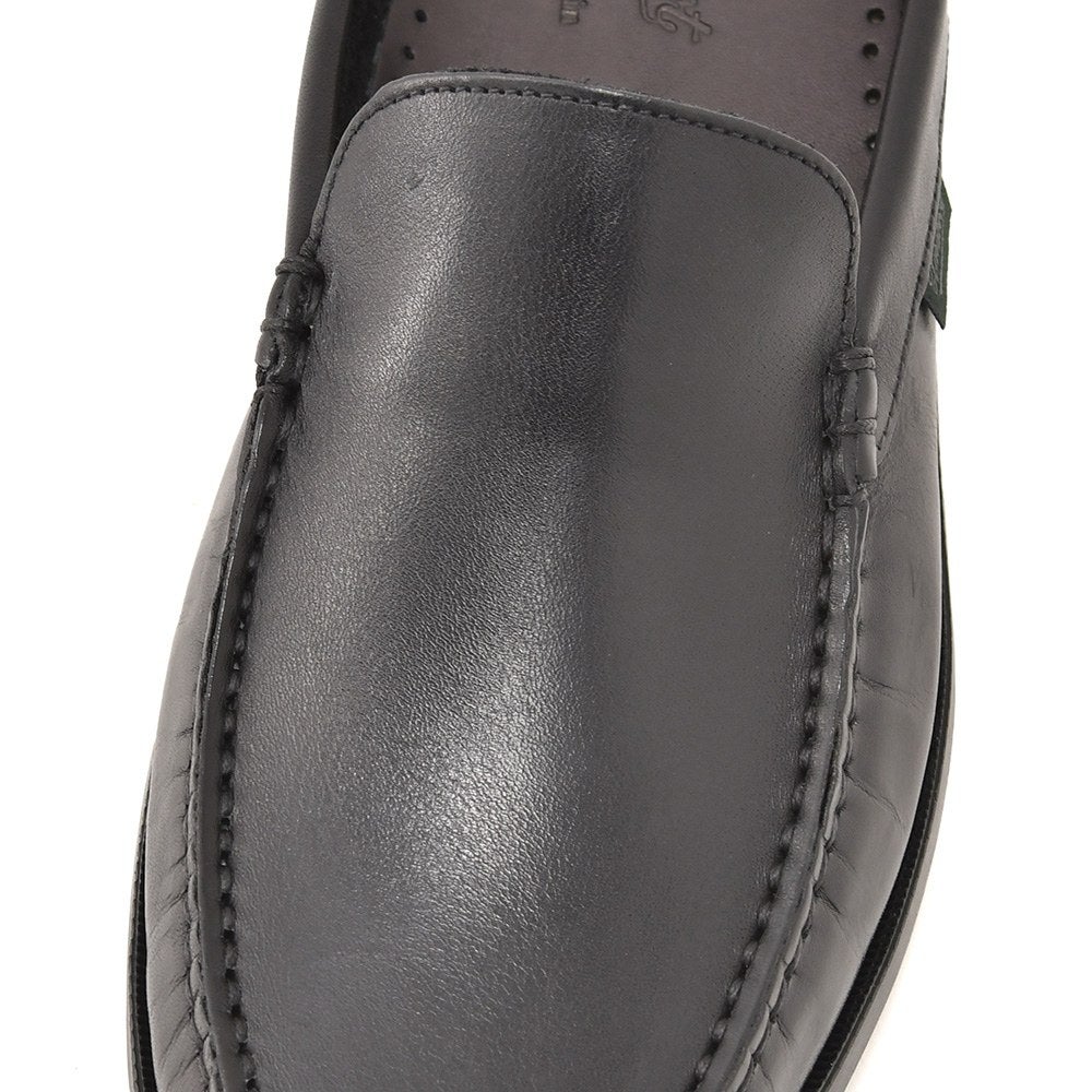 パラブーツPARABOOTレザーサンダルメンズスリッポン型BAHAMASバハマブラックMARINEソールリスレザー国内正規品でらでら公式ブランド