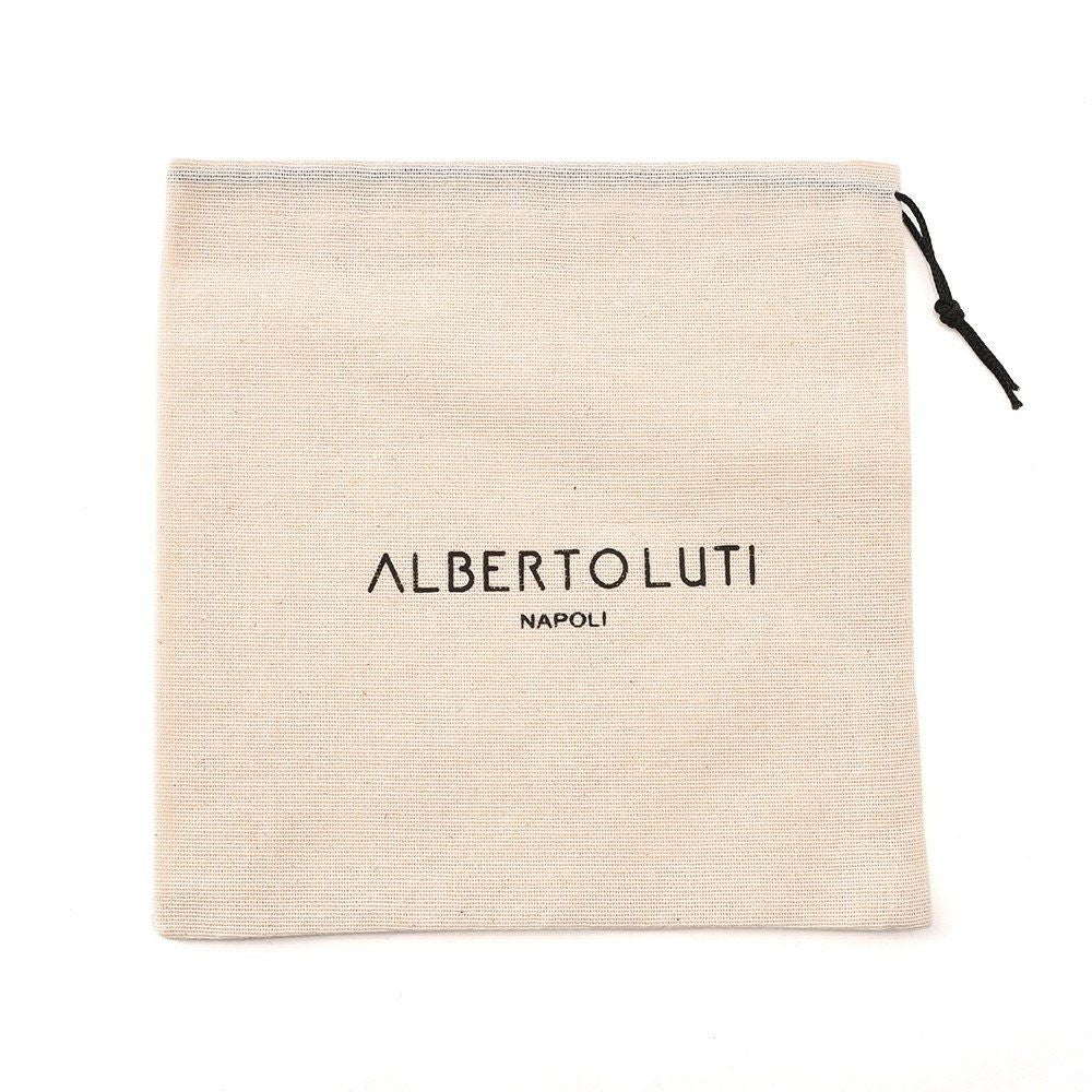 アルベルトルティALBERTOLUTIレザーベルトメンズカーフスムースブラックヴィンテージバックルシルバーパーツ繋ぎ目デザイン2.5cm幅5穴調節式国内正規品でらでら公式ブランド