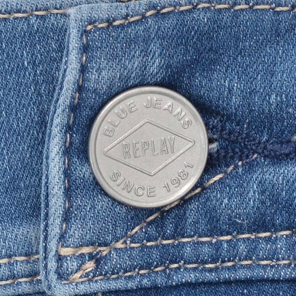 リプレイREPLAYメンズジーンズANBASSHYPERFLEXX.L.I.T.E.RE-USEDライトブルーハイパーフレックスリユーズドスリムフィットアンバス国内正規品イタリアブランド