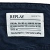 【preSALE!50%off】リプレイREPLAYコットンパンツメンズストレッチツイル生地ウエスト調節可能バックルダークブルーガーメントダイカーペンターパンツレギュラーシルエットカーゴ型ポケット国内正規品でらでら公式ブランド