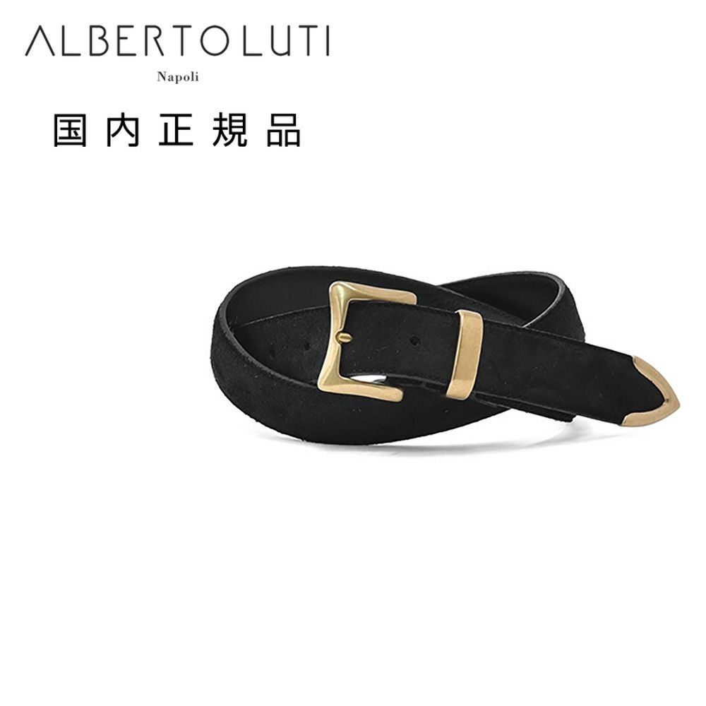 アルベルト ルティ ALBERTO LUTI レザーベルト メンズ プンターレ仕様
