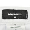【preSALE!30%off】ディースクエアードDSQUARED2ダメージデニムメンズカラージーンズ642JEANホワイトガーメントダイルーズフィットシルエットクラッシュ&リペア加工異素材パターン国内正規品でらでら公式ブランド