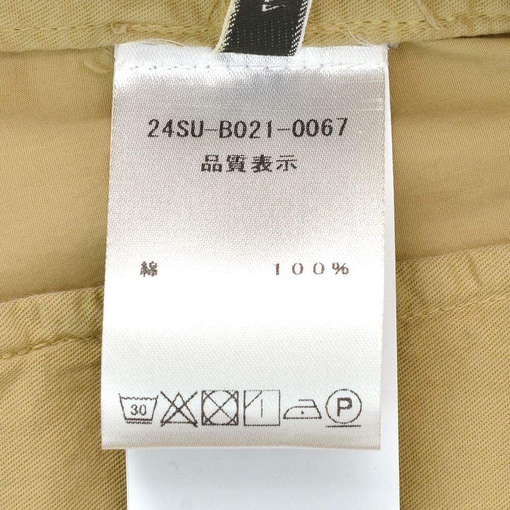 【preSALE!30%off】ヌメロヴェントゥーノN°21コットンパンツメンズ調節可能スライドバックルベルトベージュストレートレッグルーズフィット薄手&軽量国内正規品でらでら公式ブランド