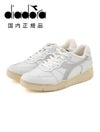 【preSALE!20%off】ディアドラヘリテージDiadoraHeritageレザースニーカーメンズローカットシューズB.560USEDホワイト×グレーパンチング国内正規品でらでら公式ブランド