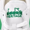 【preSALE!30%off】ディアドラヘリテージDiadoraHeritageレザースニーカーメンズローカットシューズMIBASKETROWUSEDマイバスケットホワイト×グリーンユーズド加工国内正規品でらでら公式ブランド
