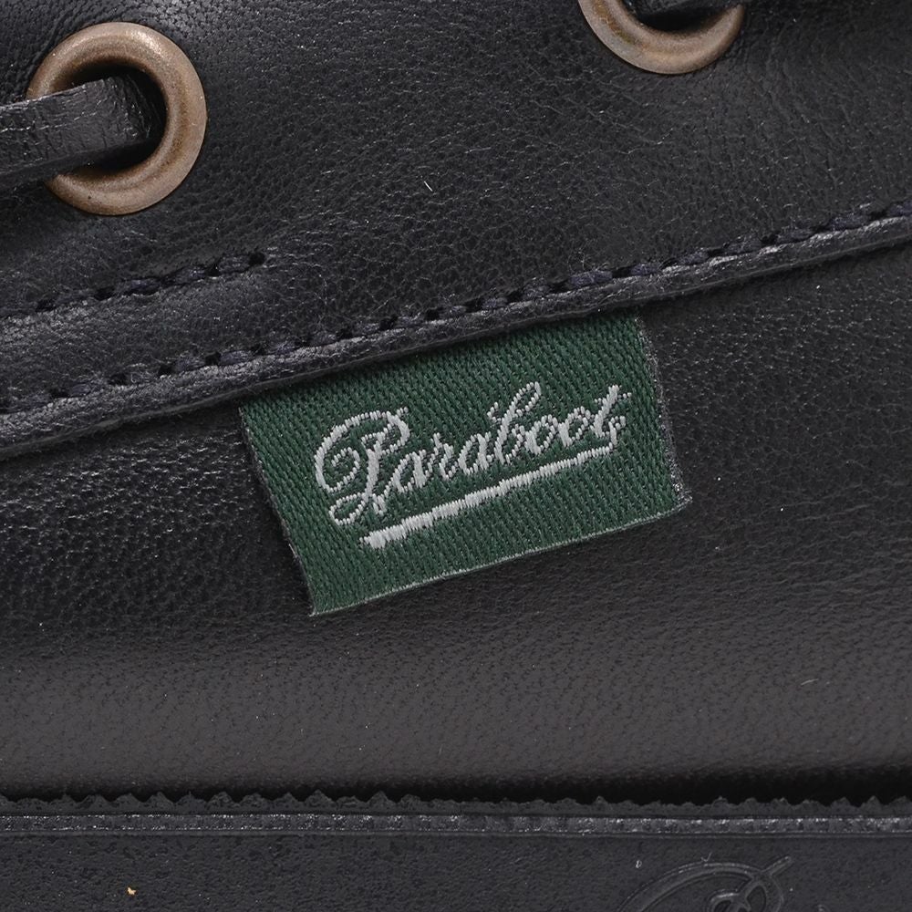 パラブーツPARABOOTデッキシューズメンズBARTHバースブラック黒MARINEソールオイルドレザースリッポンブレイク製法国内正規品でらでら公式ブランド