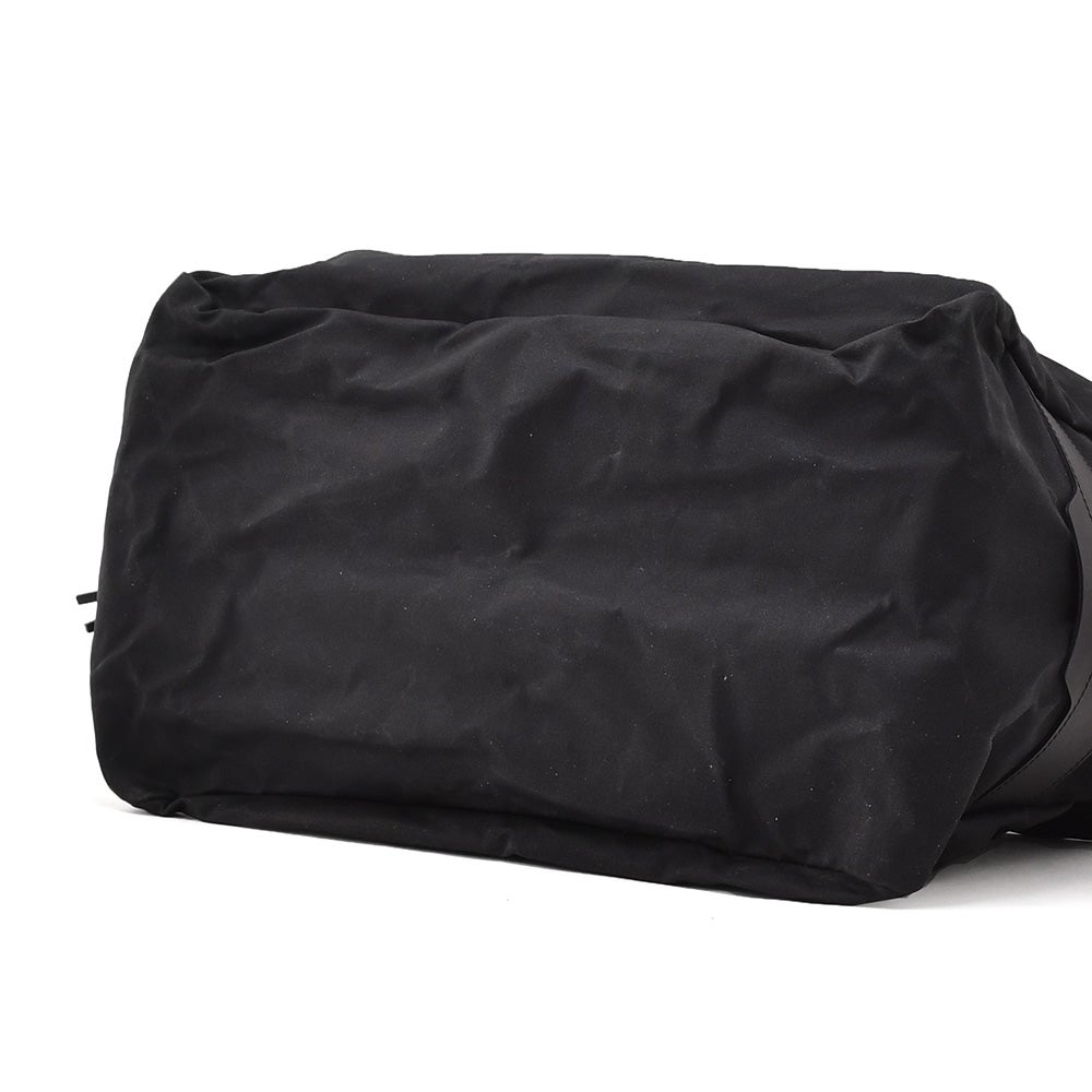 ブルードゥシャフBleudechauffeボストンバッグメンズZEPHIRゼフィールワクシーキャンバスブラック黒トラベルバッグ調節可能ショルダーストラップ付きフランス製国内正規品でらでら公式ブランド