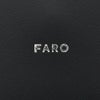 ファーロFAROバックパックメンズスムースカーフレザーブラック黒フラップマグネット開閉式ブランドロゴデザイン男女兼用ハンドル付き国内正規品でらでら公式ブランド