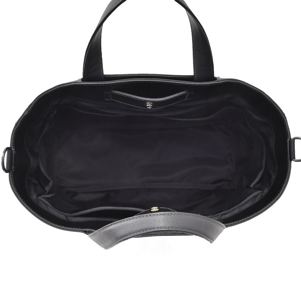 ファーロFAROトートバッグメンズUｒbanCollection防水カーフレザースクエア型ブラック黒パッチボタン開閉式ショルダーコード付きドレスカジュアル国内正規品でらでら公式ブランド