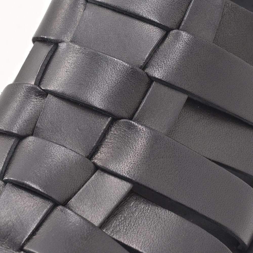 プレディビーノPREDIBINOグルカサンダルメンズバケッタレザー1902モデルブラック黒調節ストラップタイプフッドベットインソールイタリア製でらでら公式ブランド