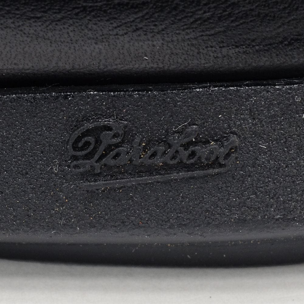 パラブーツ国内正規品黒しぼ揉み革タイプPARABOOTANVERSアンヴァースブラックレザースニーカーソール仕様のレザースリッポン