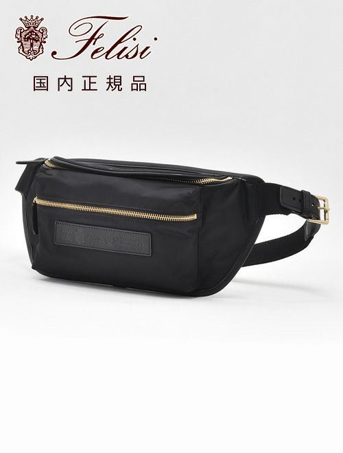 Felisiウエストバッグ799/10/DSブラックブラック Felisi（フェリージ） 【並行輸入品】 ウエストバッグ ボディバッグ