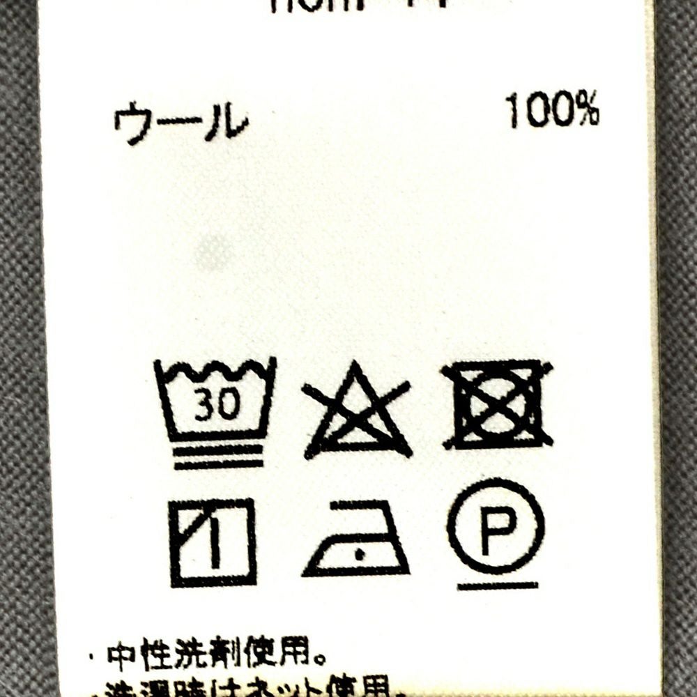 ノミアモnomiamoモックネックTシャツメンズロングスリーブ長袖カットソーウォッシャブルウールsuper100’sグレーボックスカットレギュラーフィットナチュラルストレッチ国内正規品でらでら公式ブランド