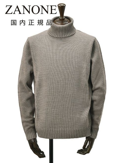 ザノーネ ZANONE 5ゲージ タートルネック メンズ DVモデル ミドル