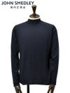 ジョンスメドレーJOHNSMEDLEYモックネックニットメンズKILDAYハイゲージセーターミッドナイト長袖メリノウール30ゲージMODERNFITモダンフィット国内正規品でらでら公式ブランド