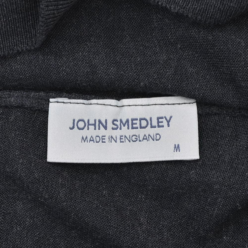 ジョンスメドレーJOHNSMEDLEYタートルネックニットメンズLEVINEハイゲージセーター30Gダークグレー長袖メリノウールMODERNFITモダンフィット国内正規品でらでら公式ブランド