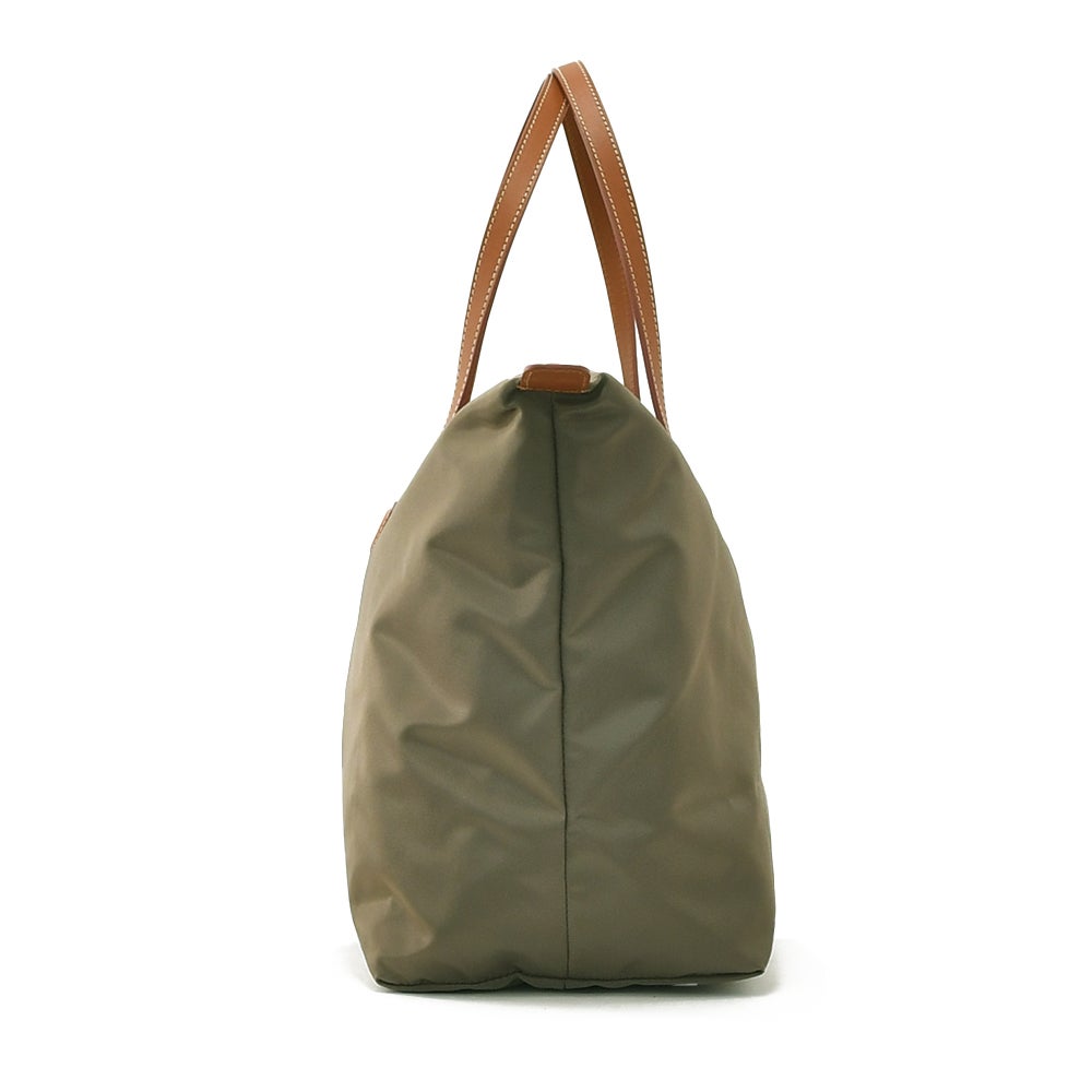 フェリージFELISIトートバッグメンズナイロン×レザー17/26/4/DSカーキハンドバッグ鞄ブランドロゴデザイン男女兼用ファスナー開閉国内正規品でらでら公式ブランド