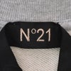 【preSALE!20%off】ヌメロヴェントゥーノN°21長袖トレーナーメンズスウェットシャツブランドロゴプリントグレークルーネック仕様裏パイルラグランスリーブリラックスフィット国内正規品でらでら公式ブランド