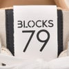 ブロックス79BLOCKS79スニーカーメンズレースアップシューズCOBIモデルナンバリングデザインホワイト×ブラウンスムースレザー×スエードレザーEｘtralightソールサスティナブル国内正規品でらでら公式ブランド