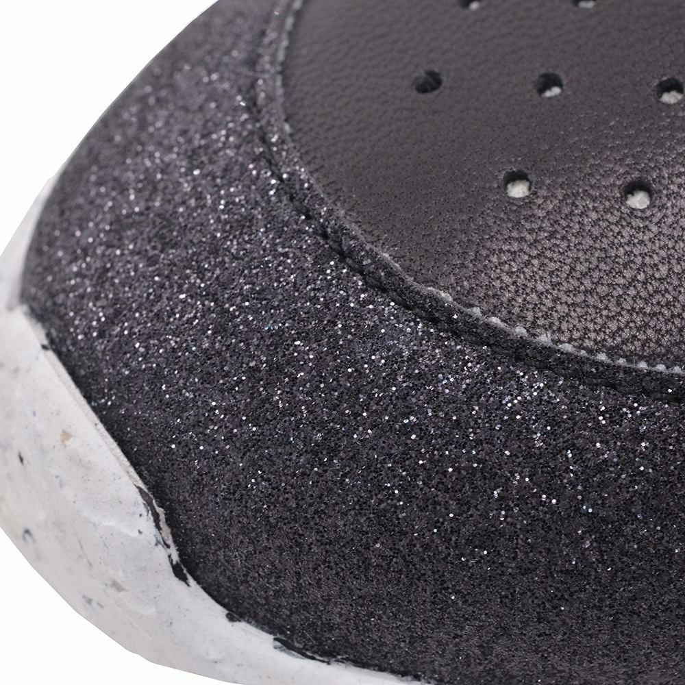 ブロックス79BLOCKS79スニーカーメンズレースアップシューズCOBIモデルナンバリングデザインブラック×蛍光イエローラメパーツスムースレザーEｘtralightソールサスティナブル国内正規品でらでら公式ブランド