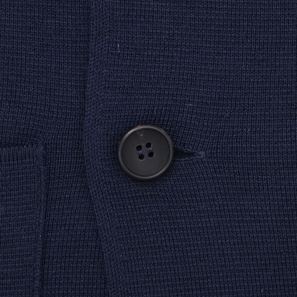 【preSALE!20%off】フィリッポデローレンティスFILIPPODELAURENTIISニットジャケットメンズ6つ釦ダブルブレストエクストラファインメリノウールネイビー紺長袖ノッチドラペルハイゲージカーディガン国内正規品でらでら公式ブランド